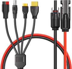 AFERIY 4 イン 1 MC4太陽光コネクタ(XT60、XT90、DC5521 Anderson)