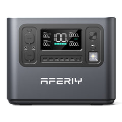 AFERIY P210 2400W シルバ ポータブル電源 400W/200W ソーラーパネル セット
