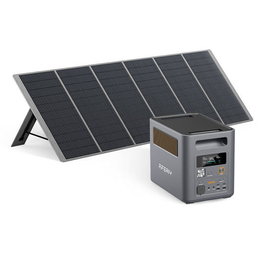 AFERIY P280 2800Wポータブル電源 400W/200W ソーラーパネル セット