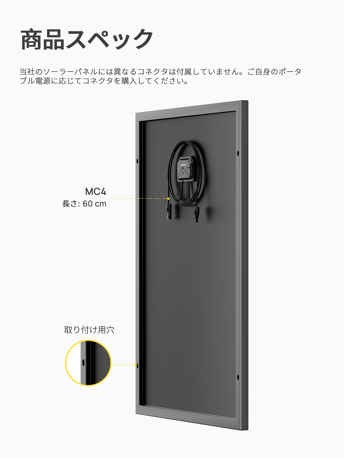 AFERIY 高性能 120W 単結晶 ソーラーパネル