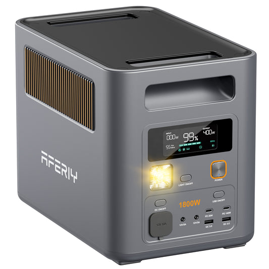 AFERIY Nomad1800 Pro ポータブル電源 1800W 1024Wh 最大5120Whまで拡張可能