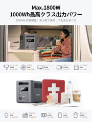 AFERIY Nomad1800 ポータブル電源 1800W 1024Wh