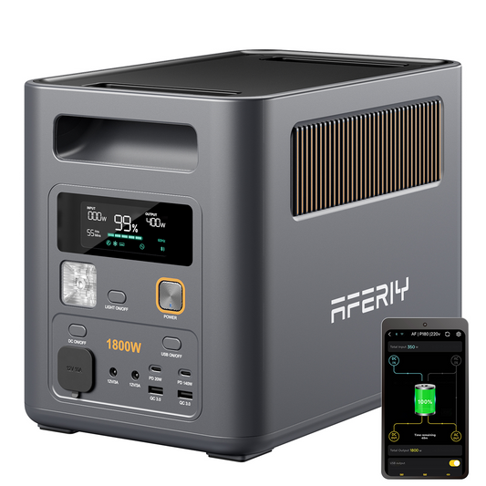 AFERIY Nomad1800 Pro ポータブル電源 1800W 1024Wh 最大5120Whまで拡張可能