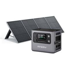 AFERIY P280 2800Wポータブル電源 400W/200W ソーラーパネル セット
