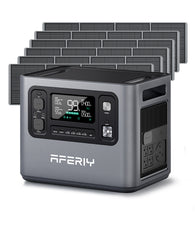 AFERIY P280 2800Wポータブル電源 400W/200W ソーラーパネル セット