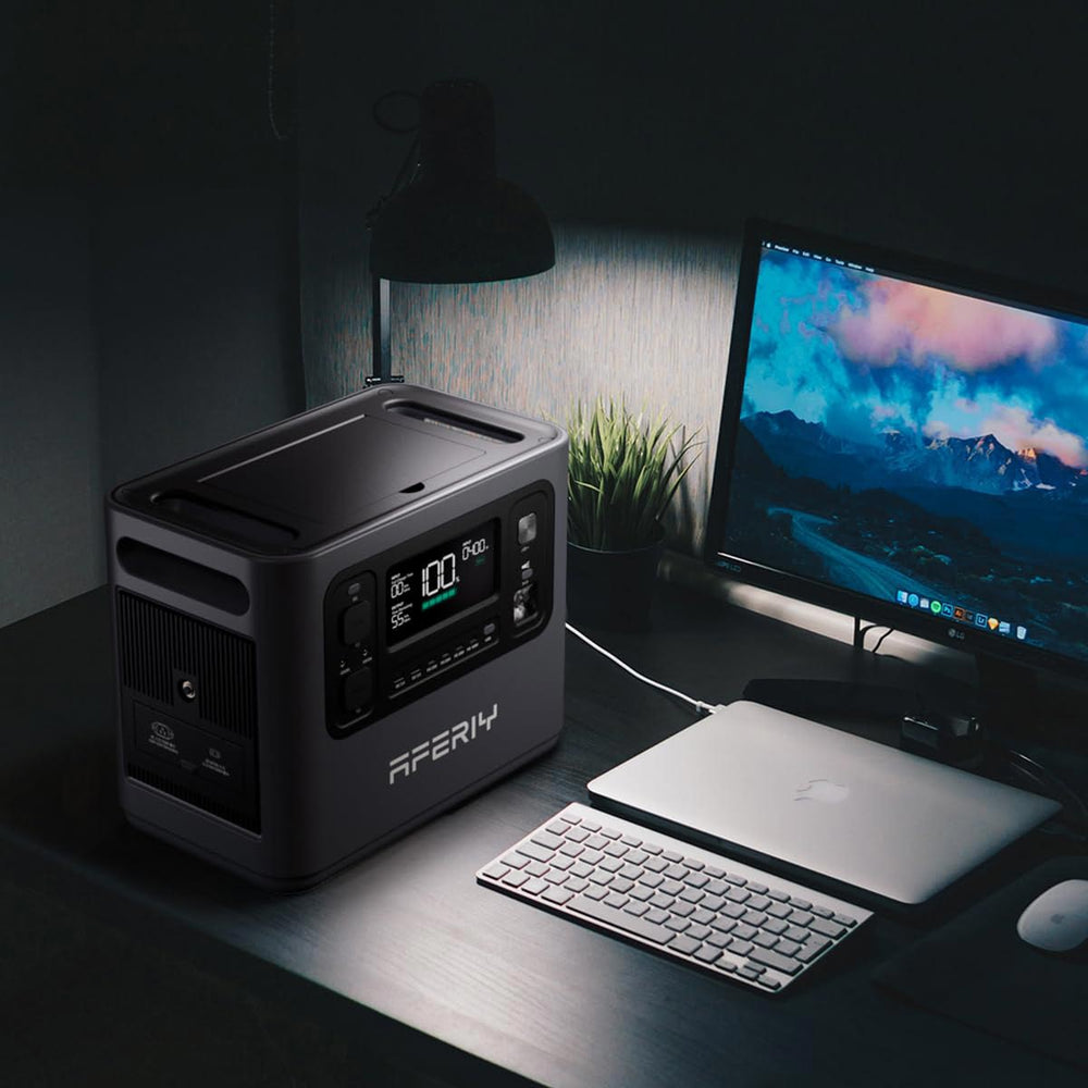 AFERIYポータブル電源 1200W 1248Wh/390000mAh 大容量 AFERIY ポータブル電源1200W 出力, 大容量 1248Wh 家庭・アウトドア