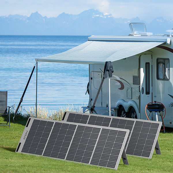 200Wソーラーパネル折り畳み式ETFE, ータブル電源 ソーラーパネル