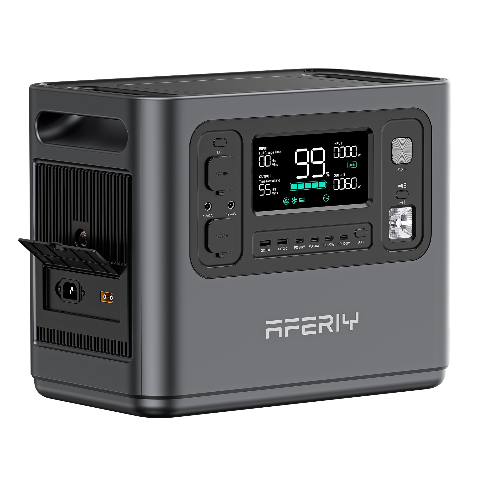 AFERIY P110 1200Wポータブル電源 200W ソーラーパネル セット