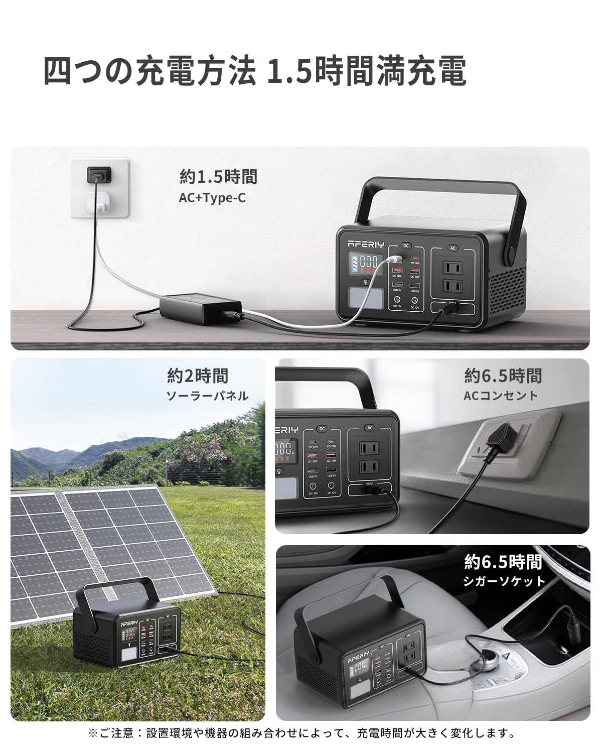 AFERIY T200 PRO 小型 ポータブル電源 224Wh 200W - T200 PRO（ブラック）