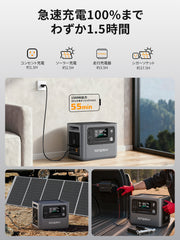 AFERIY P280 2800Wポータブル電源 400W/200W ソーラーパネル セット