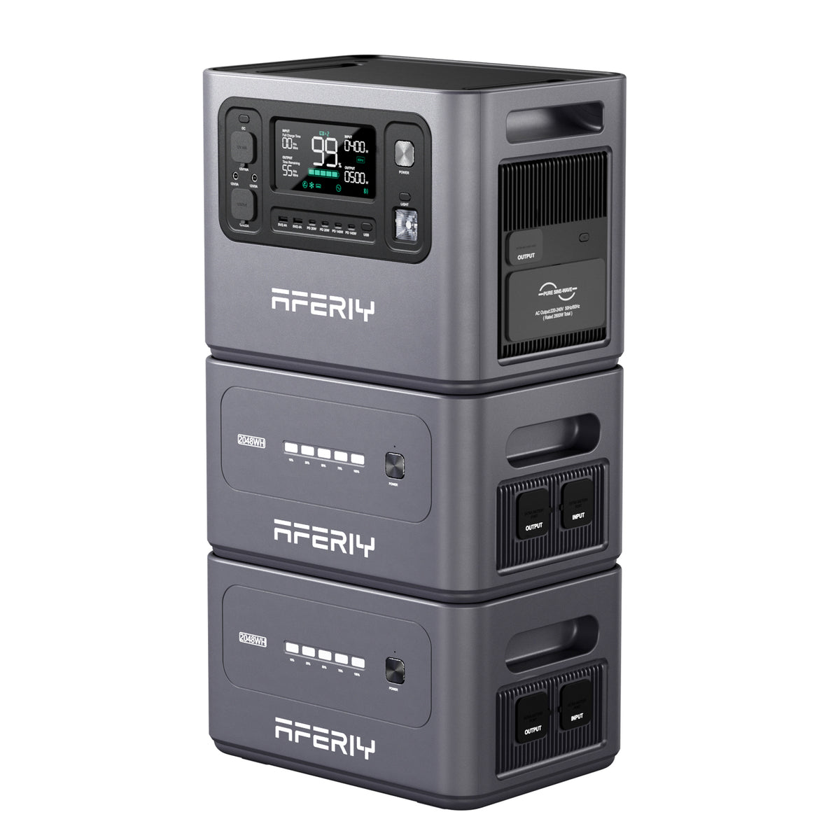 AFERIY P280 ポータブル電源 2800W 2048Wh 最大10240Ｗh