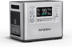 AFERIY P210 2400W シルバ ポータブル電源 400W/200W ソーラーパネル セット